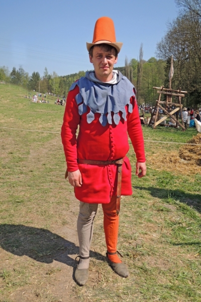 Medieval man pourpoint